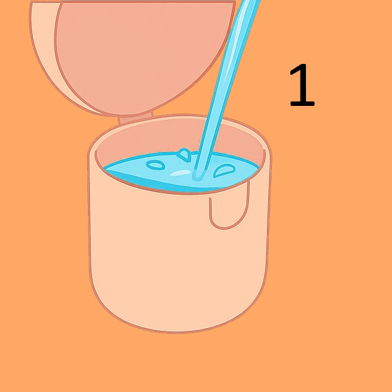 menstrual kap disk temizleme kabı