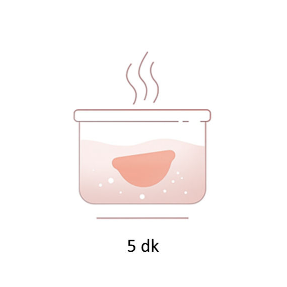 menstrual disk kaynatma